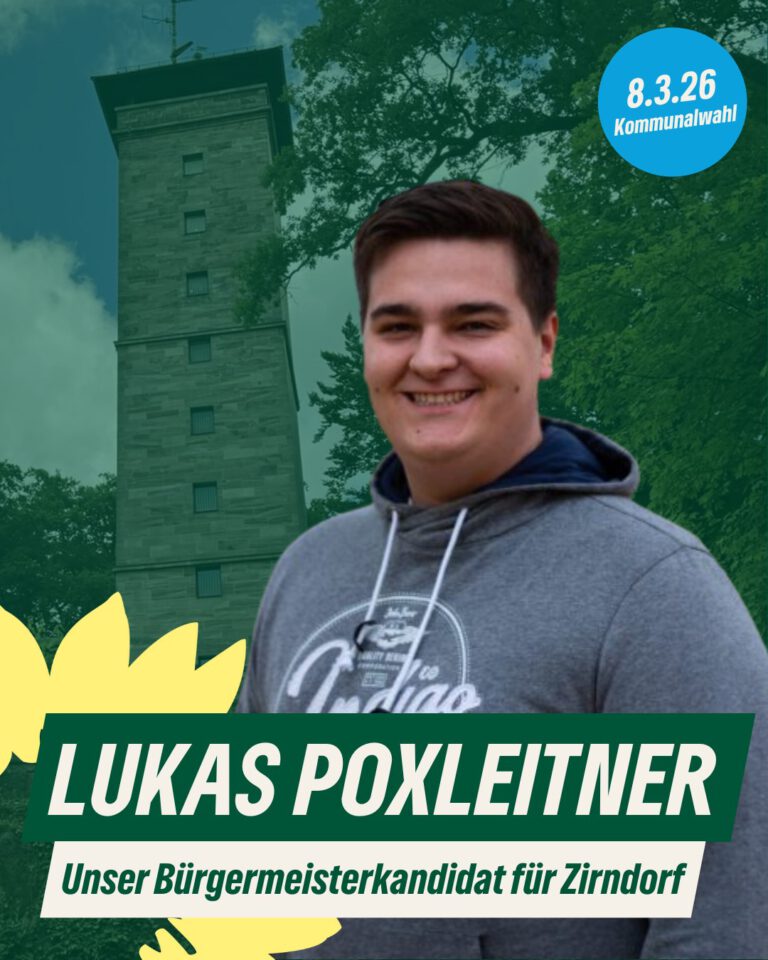 Zirndorfer Grüne nominieren Lukas Poxleitner als Bürgermeisterkandidat