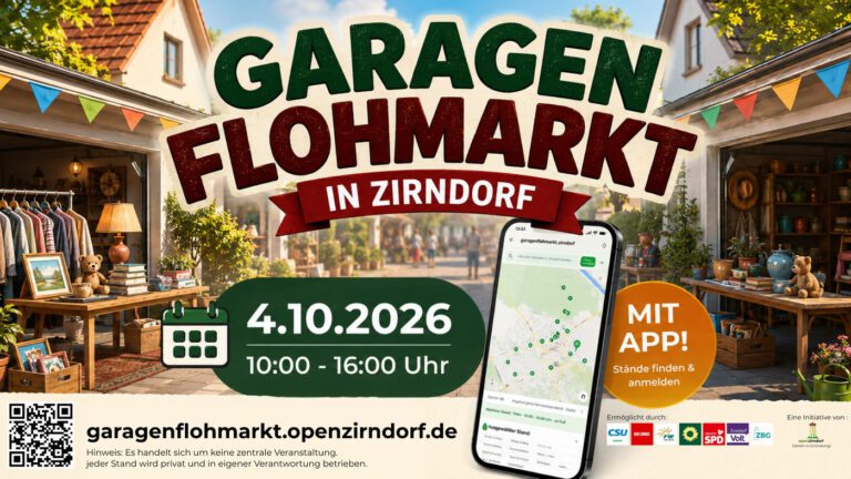 Garagenflohmarkt 2026 findet doch statt